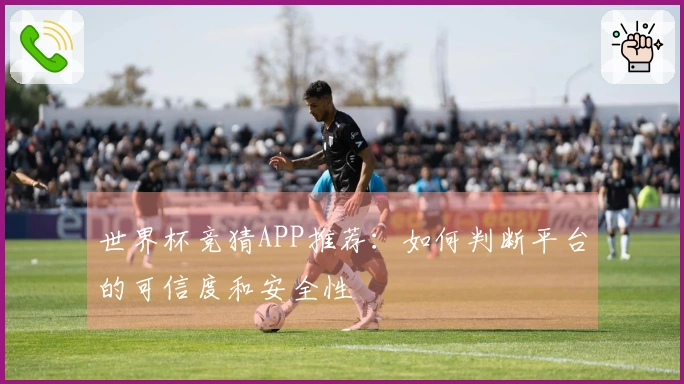 世界杯竞猜APP推荐：如何判断平台的可信度和安全性