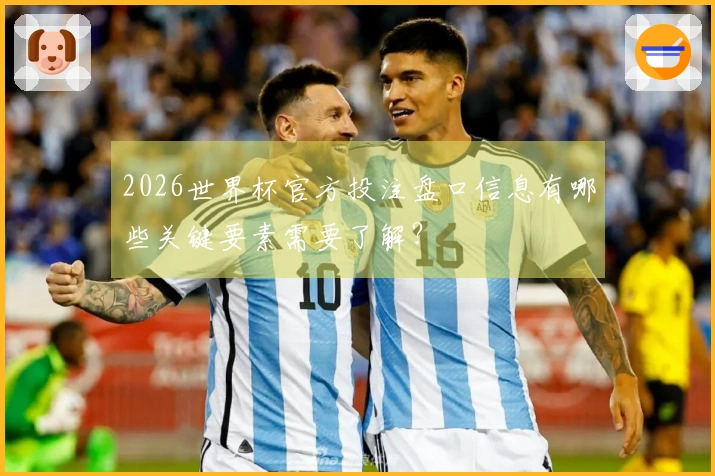 2026世界杯官方投注盘口信息有哪些关键要素需要了解？