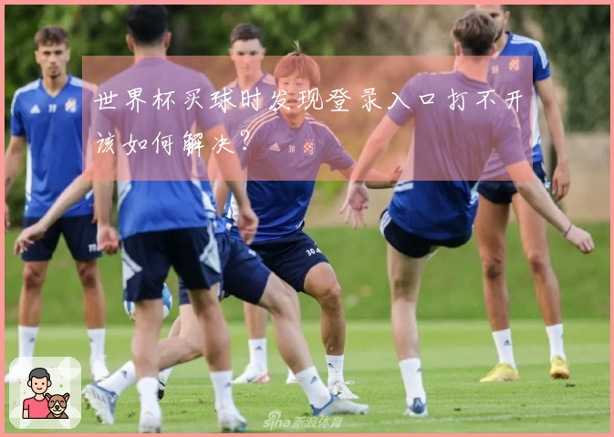 世界杯买球时发现登录入口打不开该如何解决？
